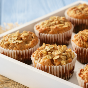 Honey Oats Cupcake